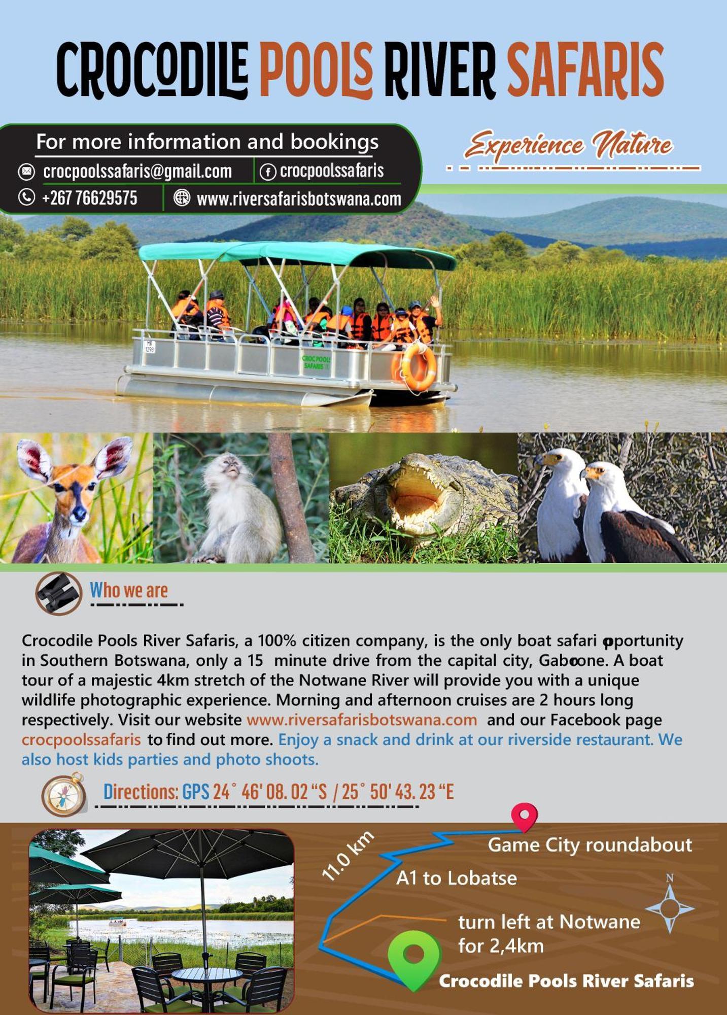 Crocodile Pools River Safaris Gaborone Exterior photo